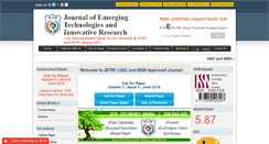 Desktop Screenshot of jetir.org
